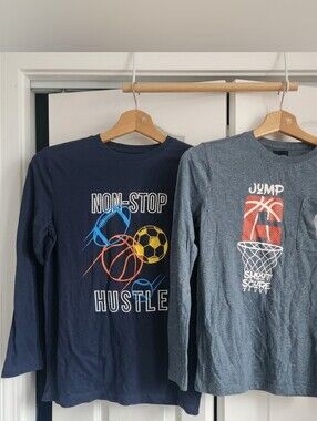 Boys Long Sleeve Tees. Size 14. NWT & EUC